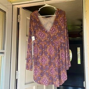 This is a purple long sleeve O’Neil dress bought at Tilly’s.